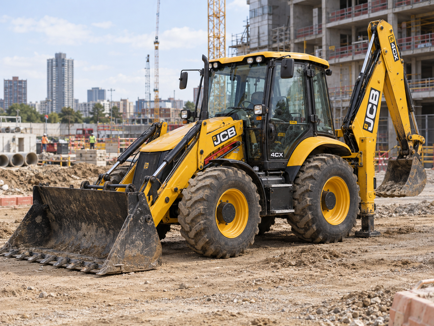 Экскаватор-погрузчик JCB 4CX