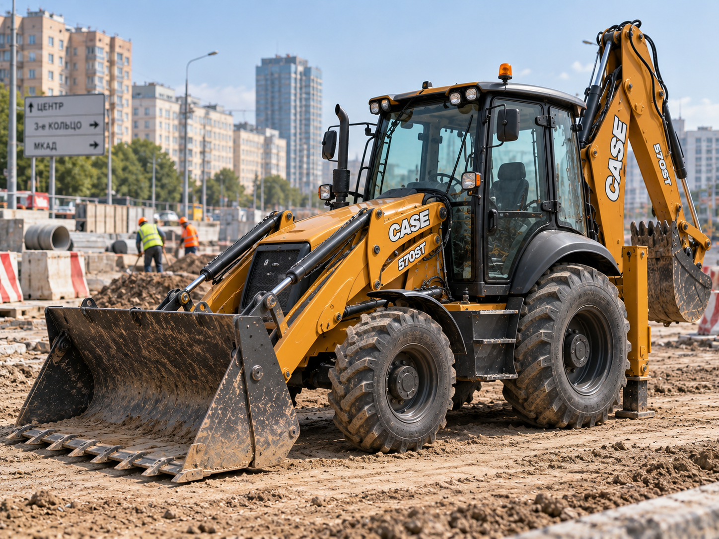 Экскаватор-погрузчик CASE 570ST
