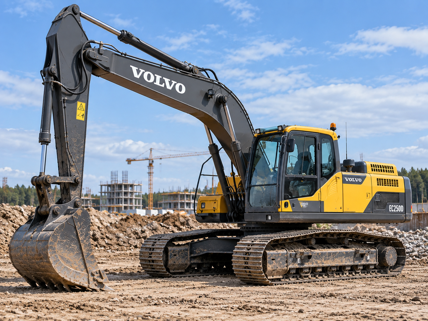 Гусеничный экскаватор Volvo EC250D