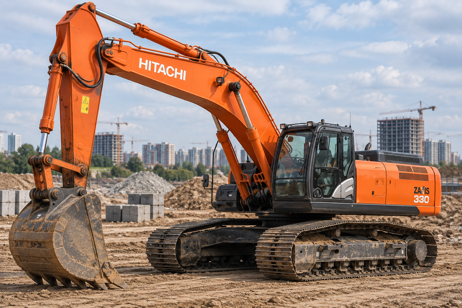 Тяжёлый гусеничный экскаватор Hitachi ZX330