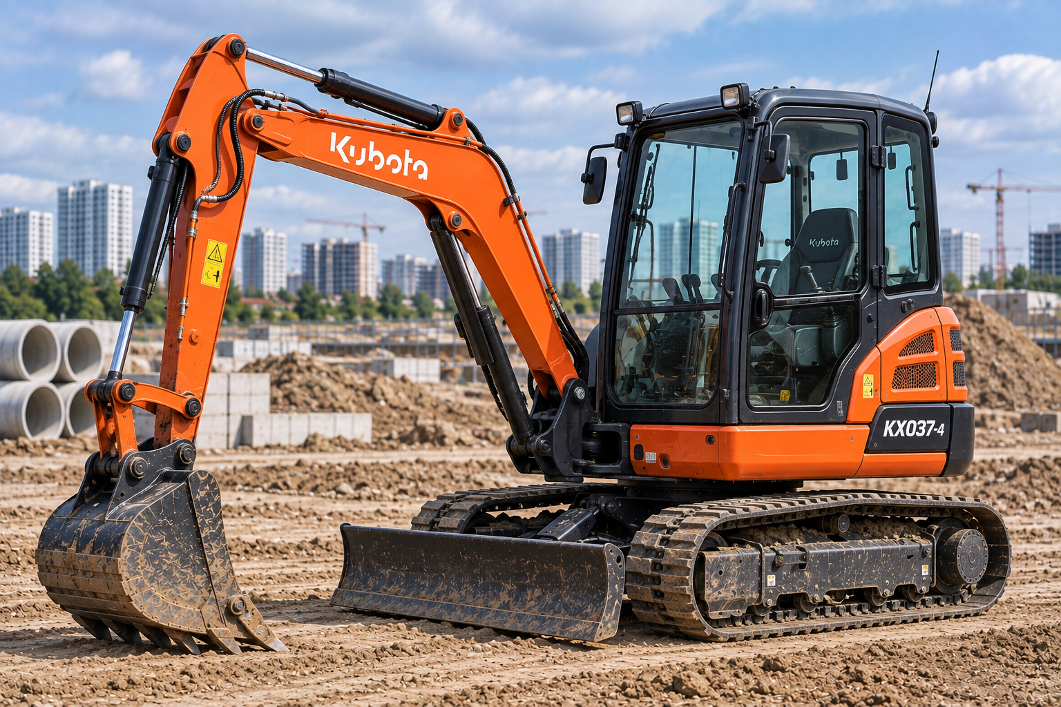 Мини-экскаватор Kubota KX037-4